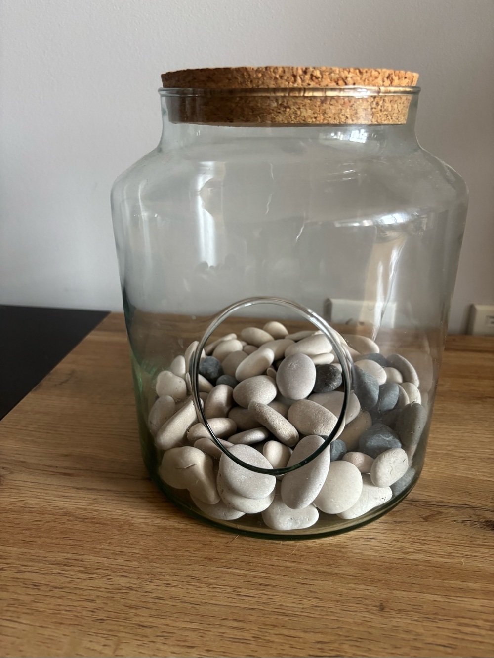 Crate & Barrel Glass Terrarium with Cork Lid